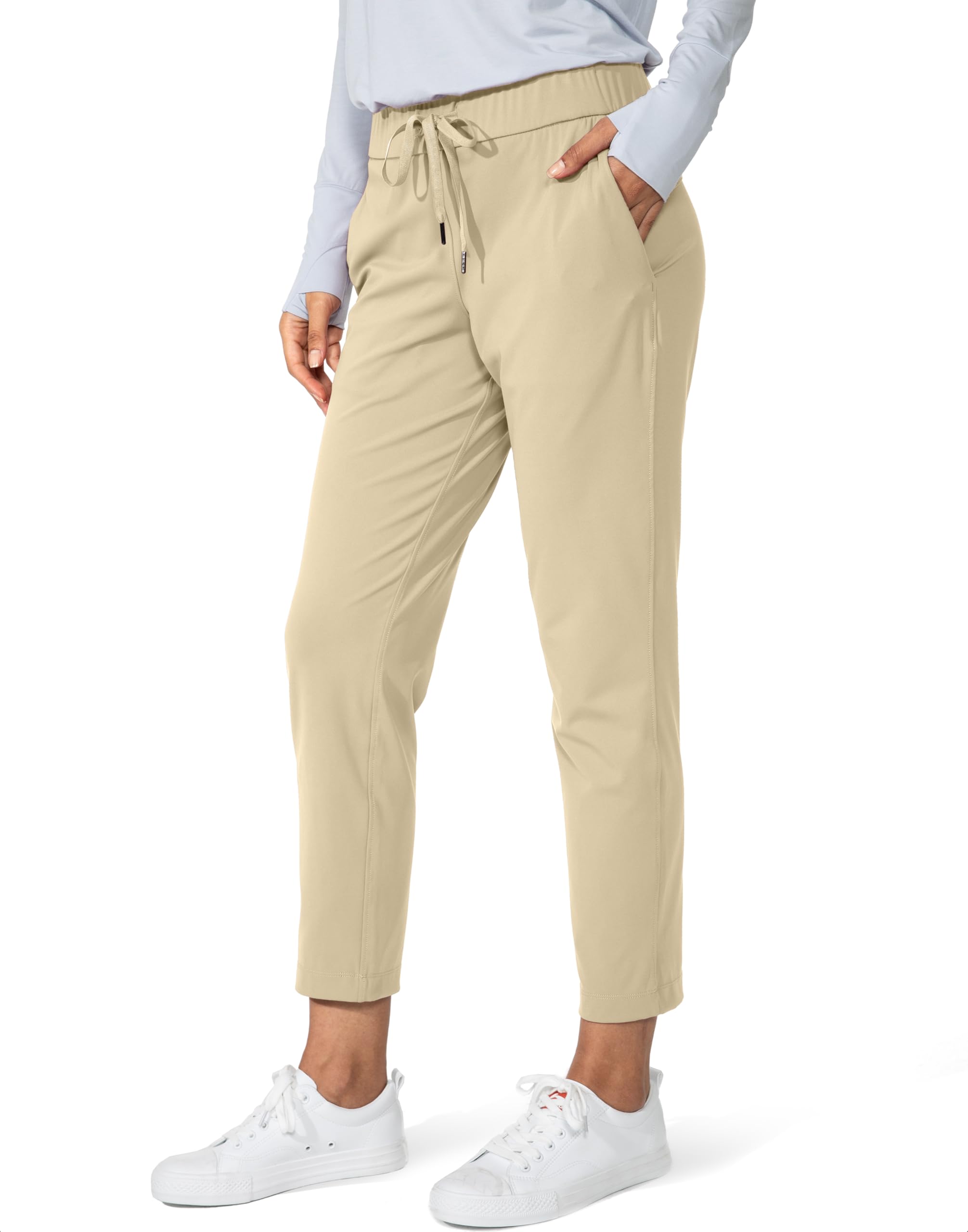 7/8 Stretch Ankle Pants with Pockets