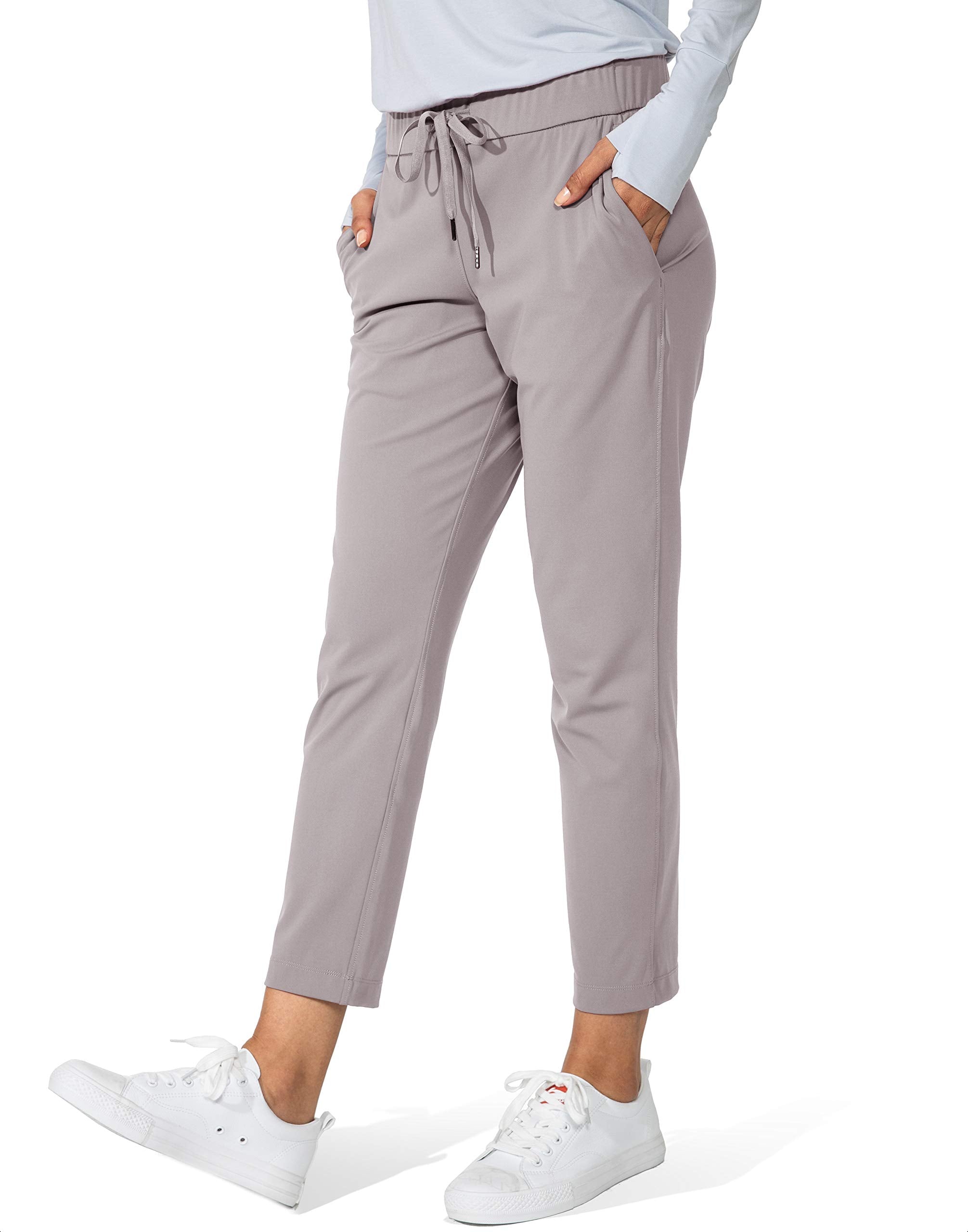 7/8 Stretch Ankle Pants with Pockets