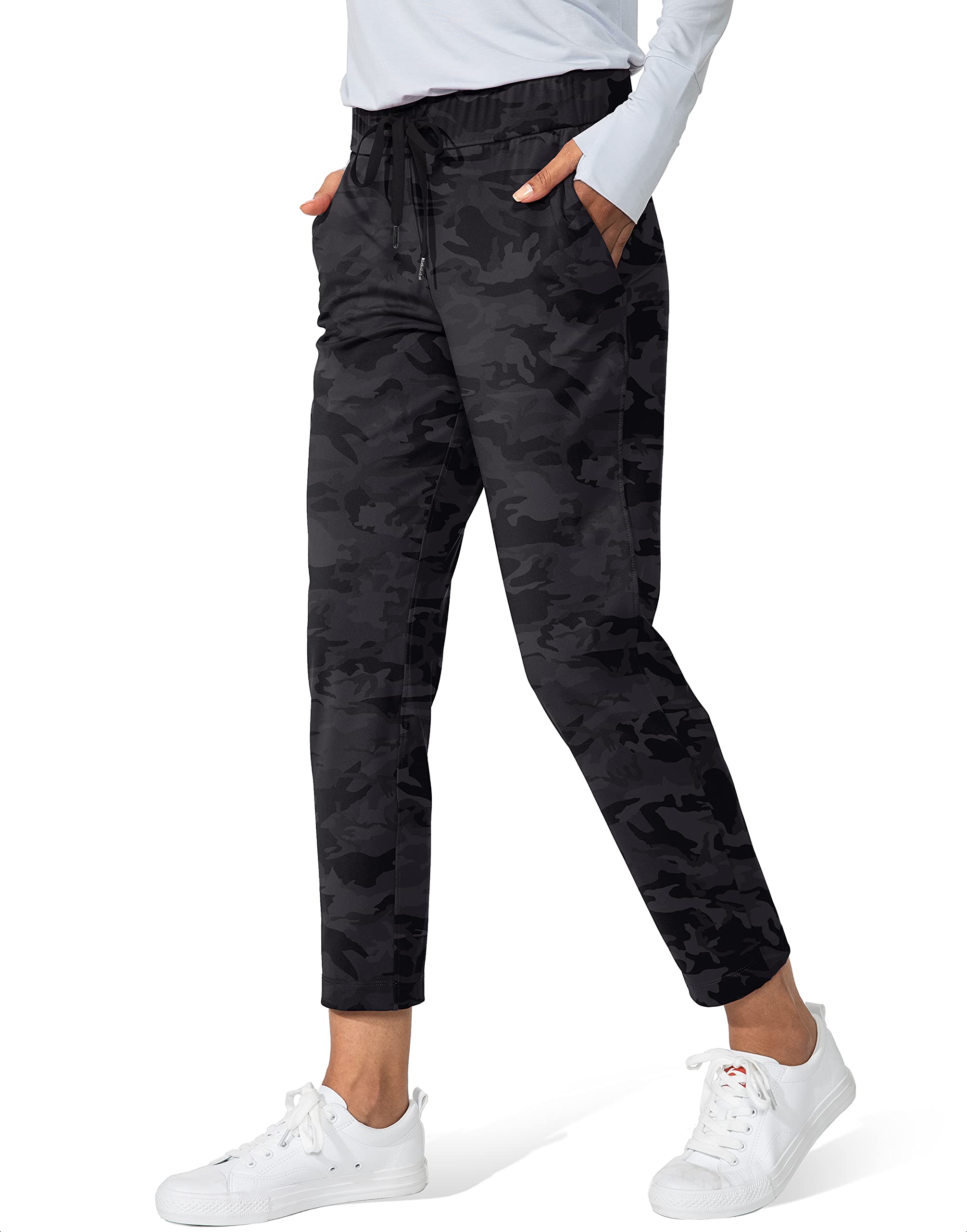 7/8 Stretch Ankle Pants with Pockets