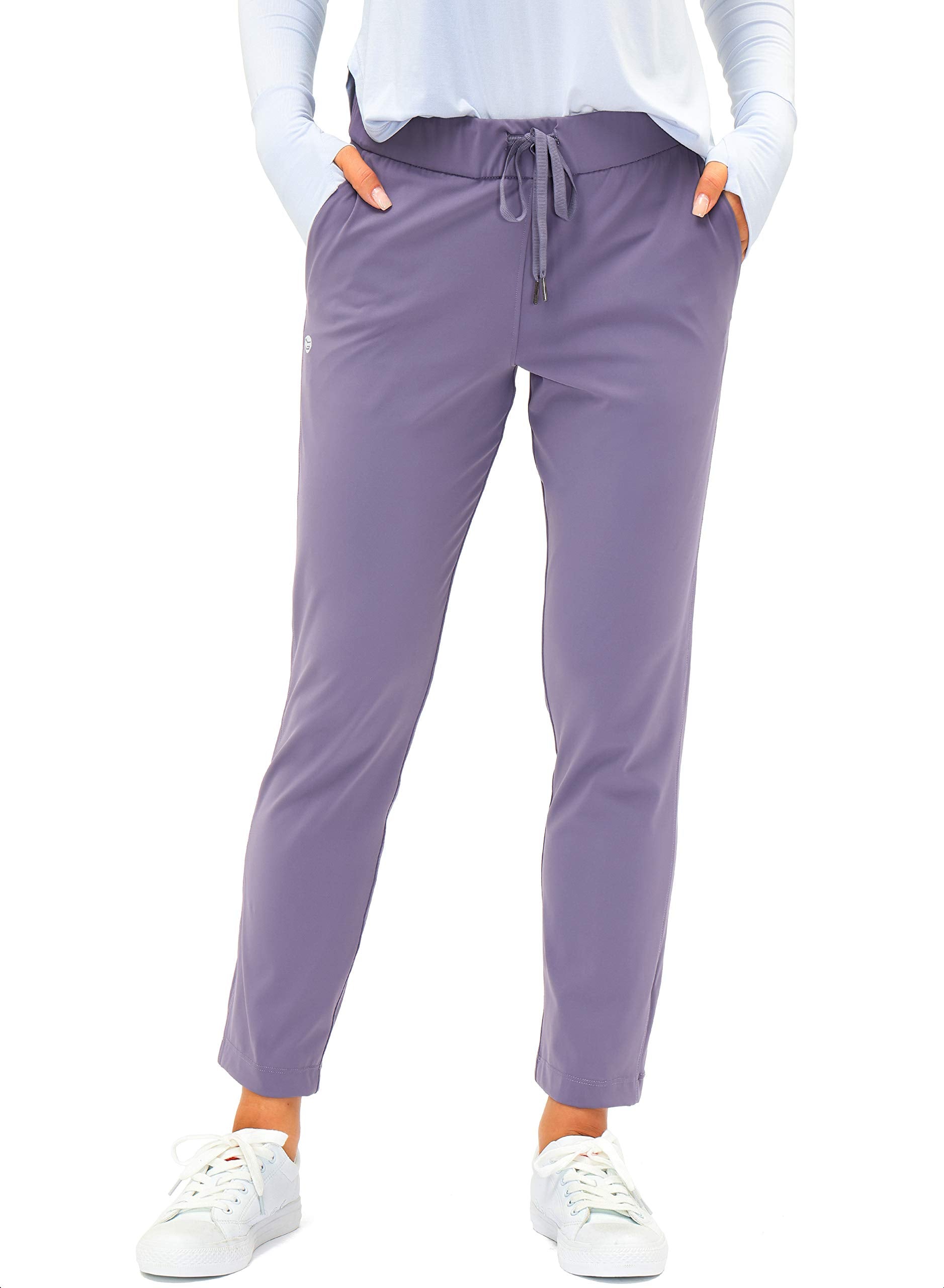 7/8 Stretch Ankle Pants with Pockets