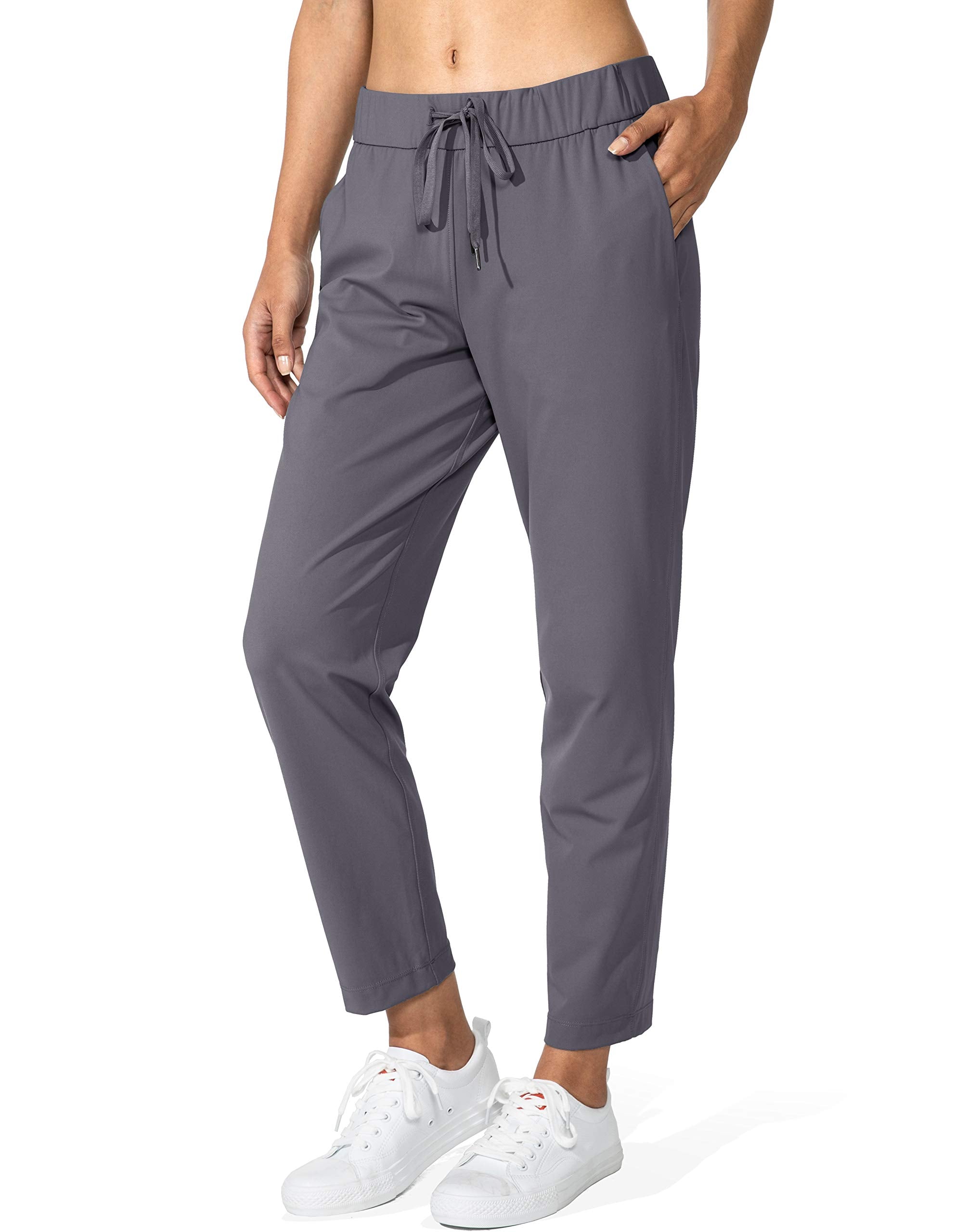 7/8 Stretch Ankle Pants with Pockets