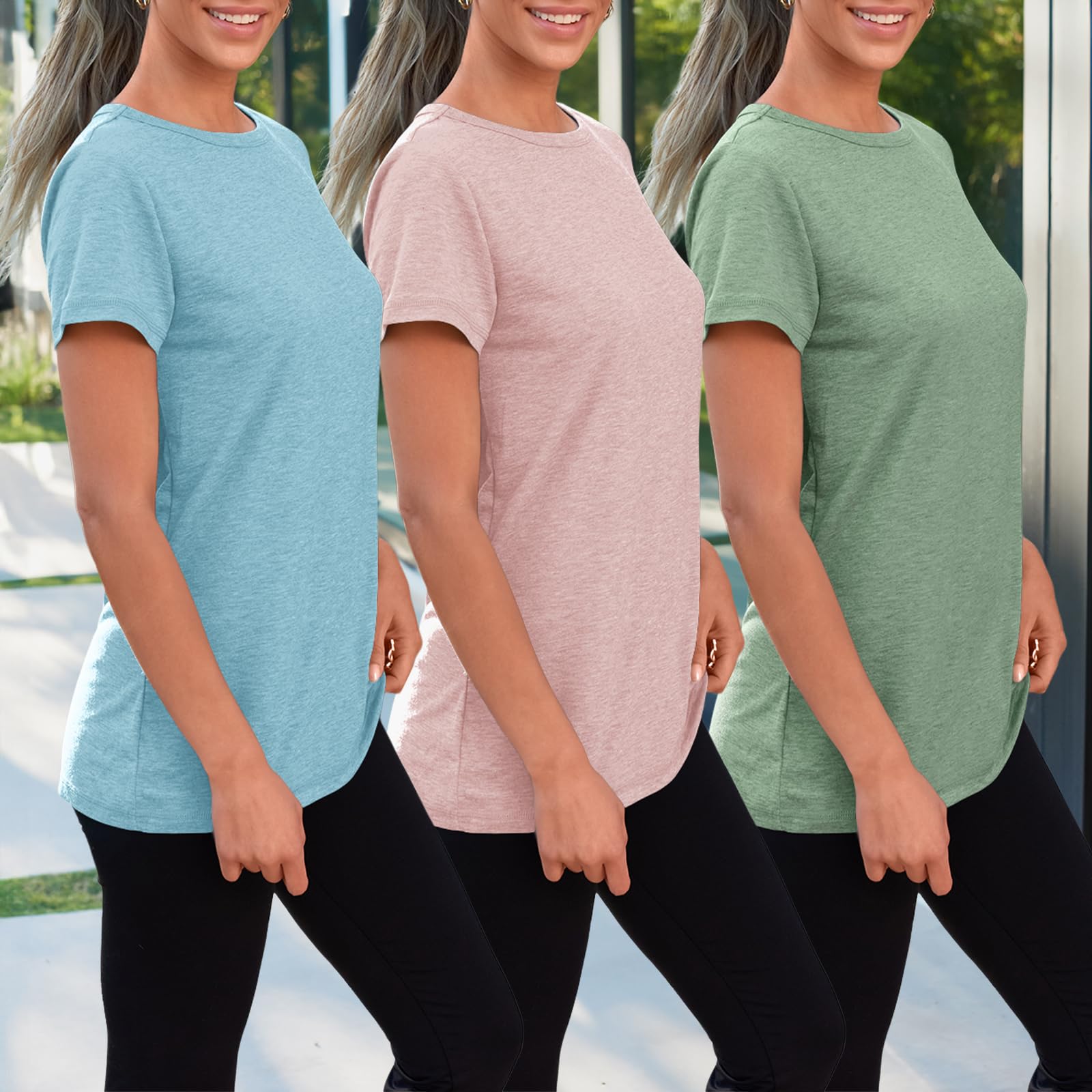Basic Short Sleeve Tee Set