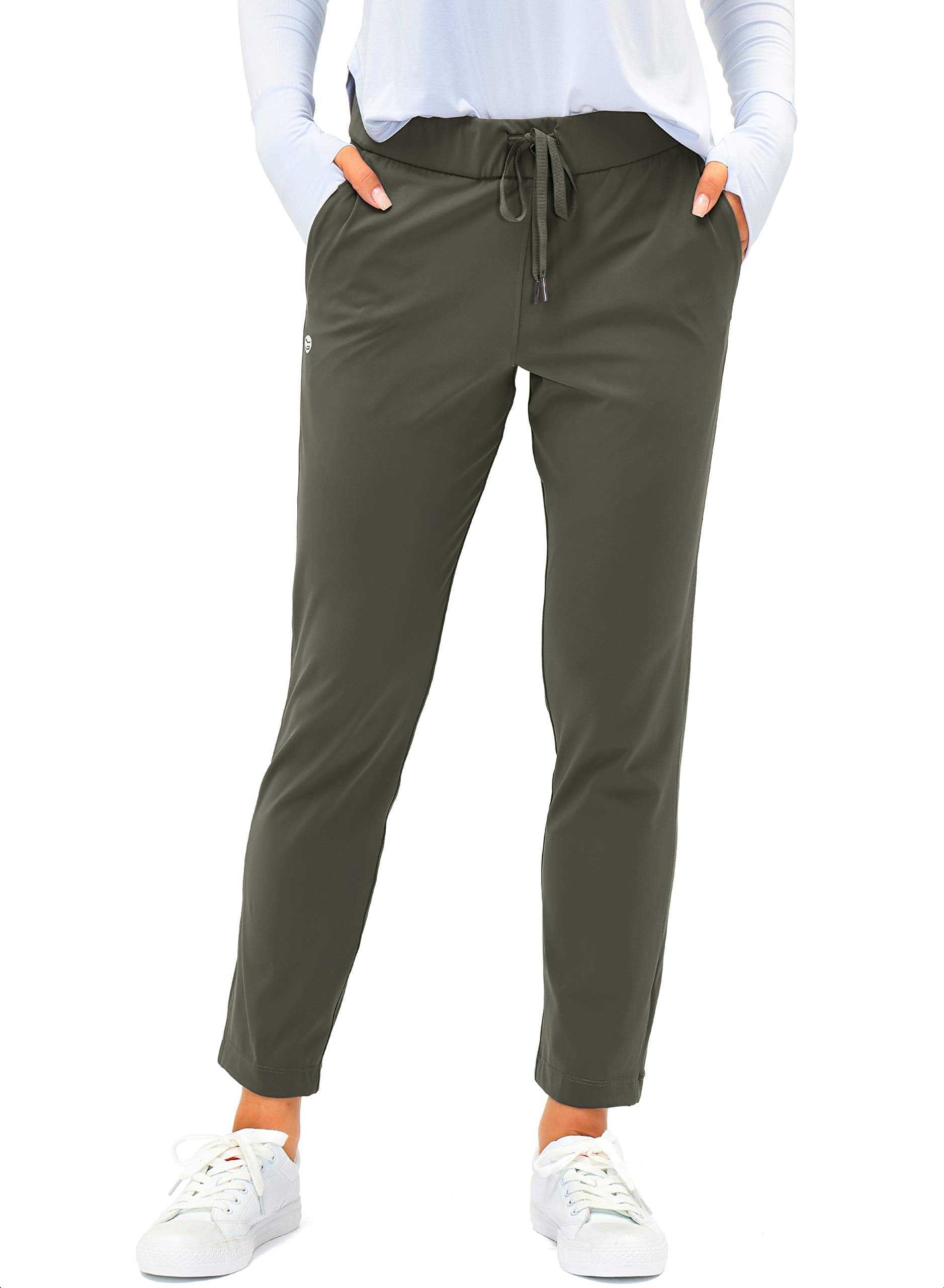 7/8 Stretch Ankle Pants with Pockets
