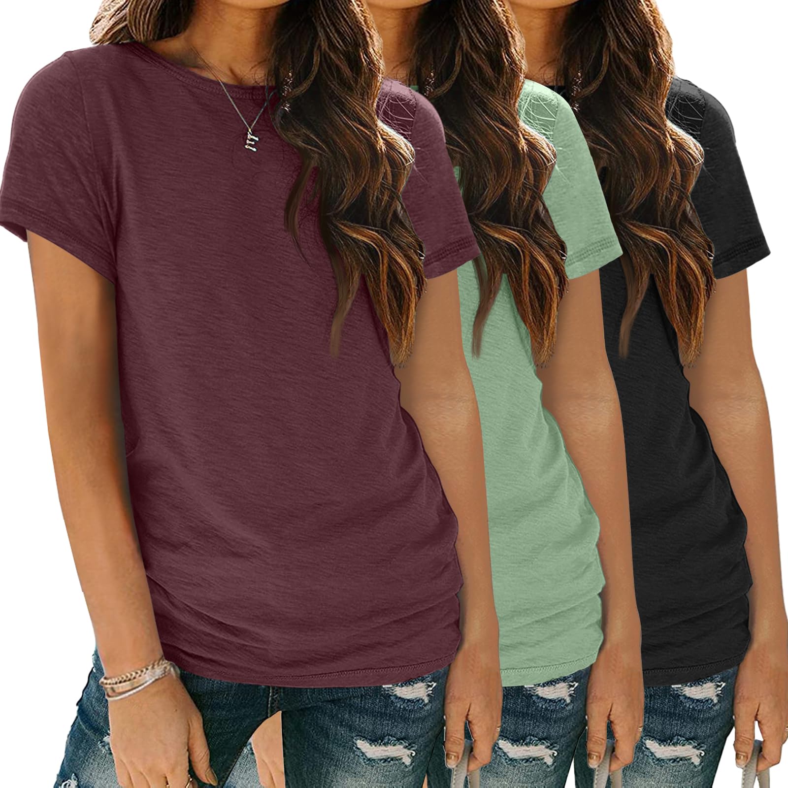 Basic Short Sleeve Tee Set