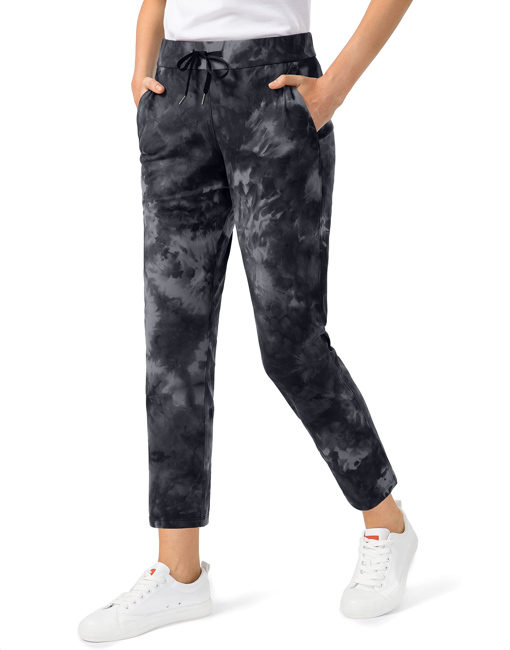 7/8 Stretch Ankle Pants with Pockets
