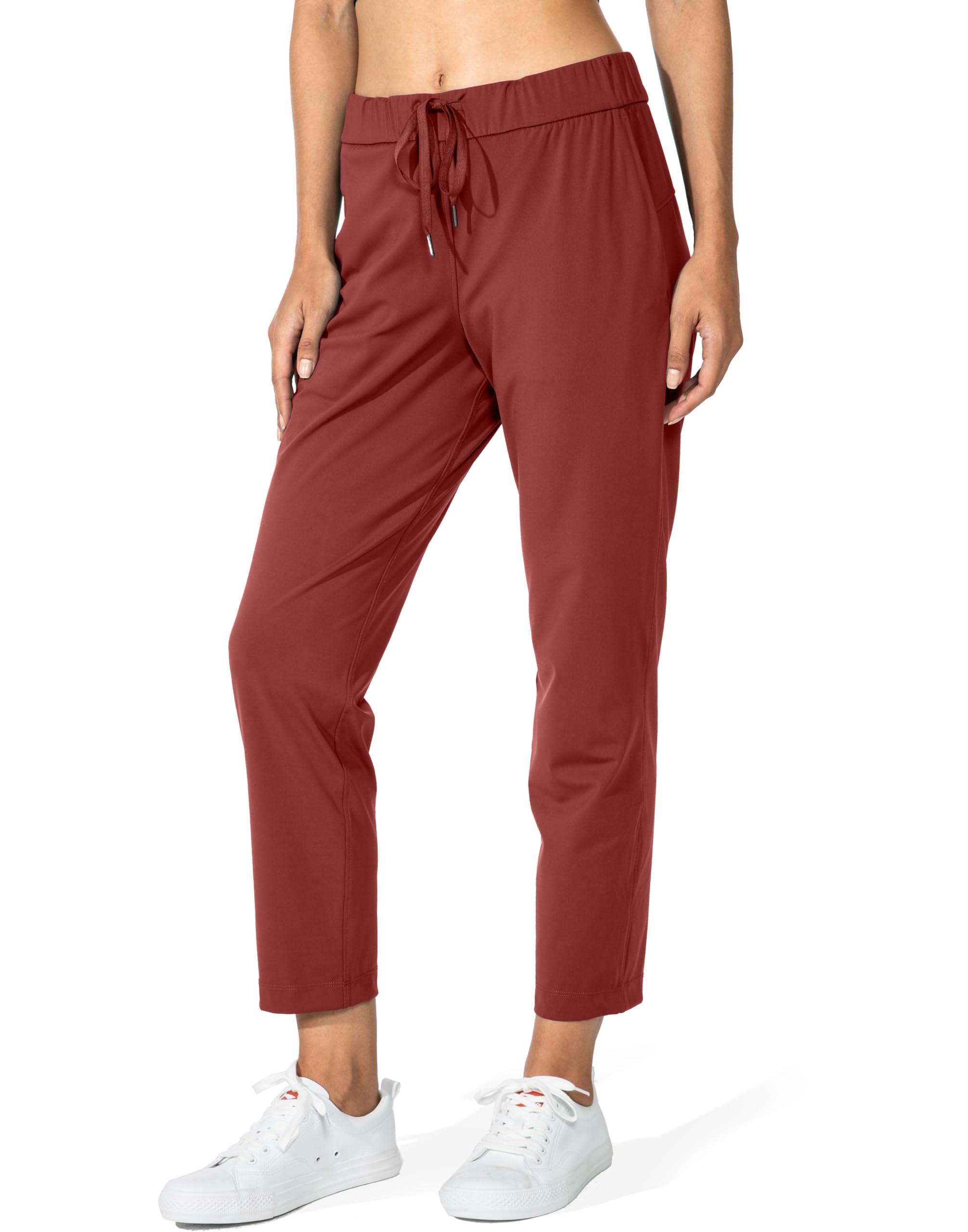 7/8 Stretch Ankle Pants with Pockets