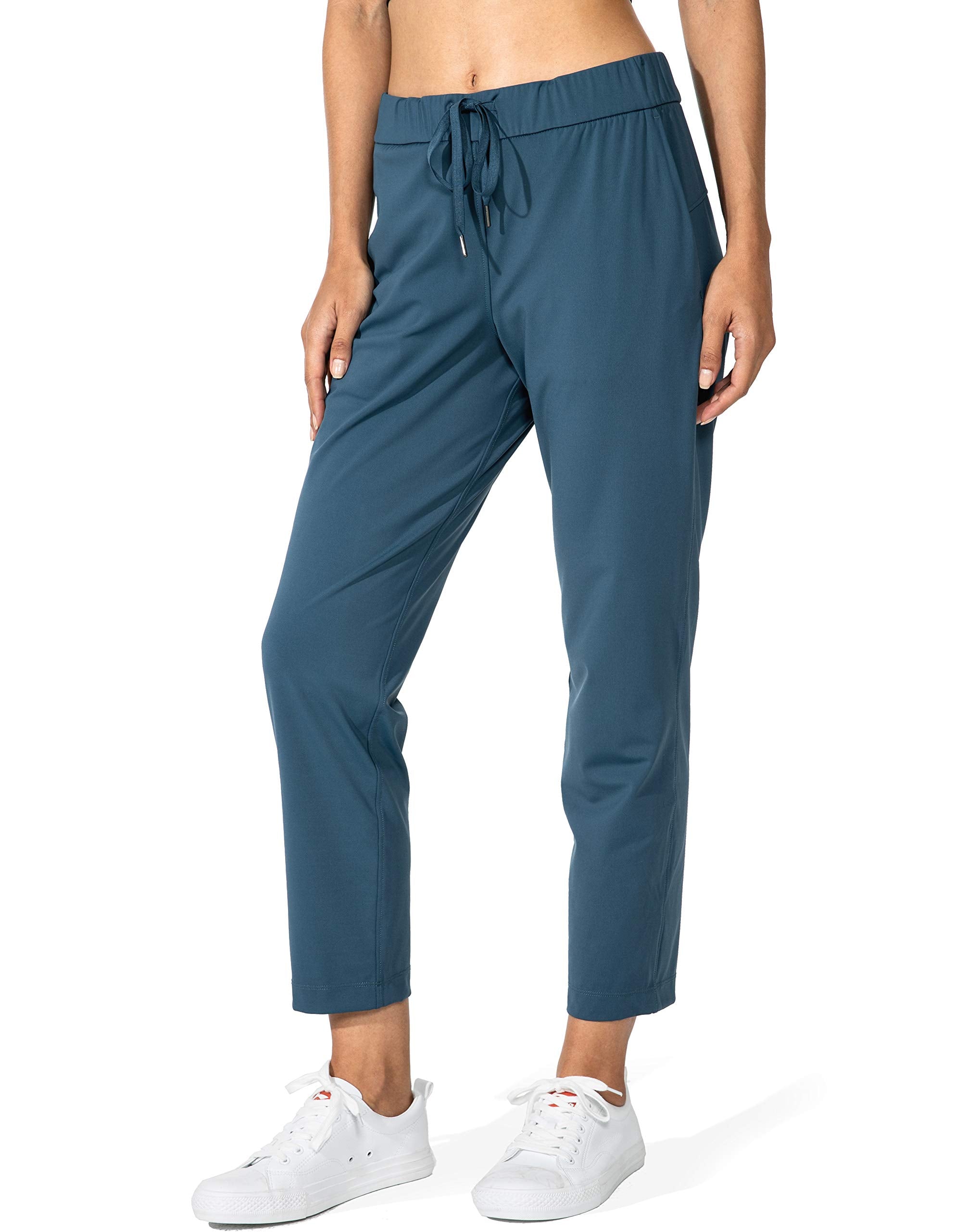 7/8 Stretch Ankle Pants with Pockets