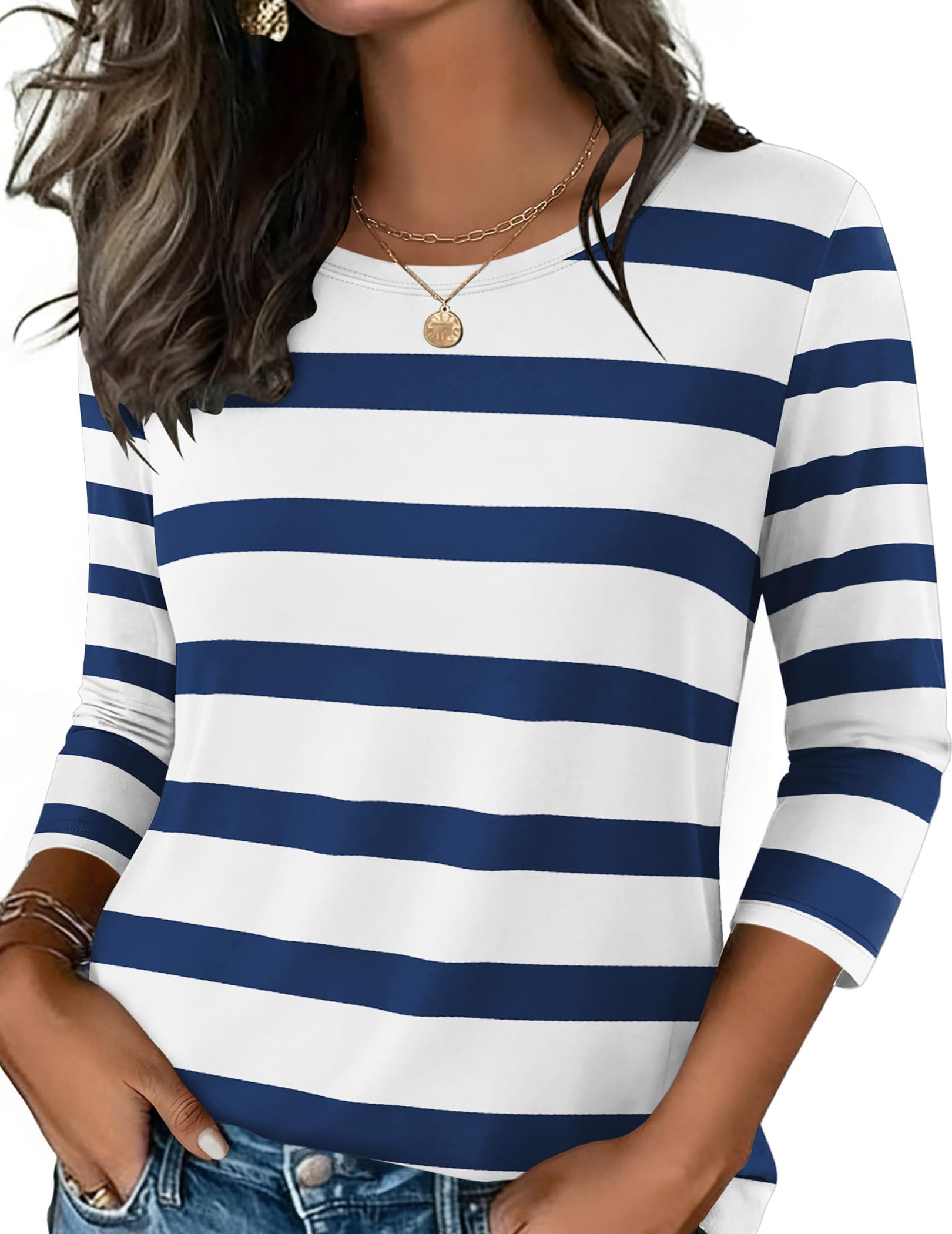 3/4 Sleeve Tunic Tee