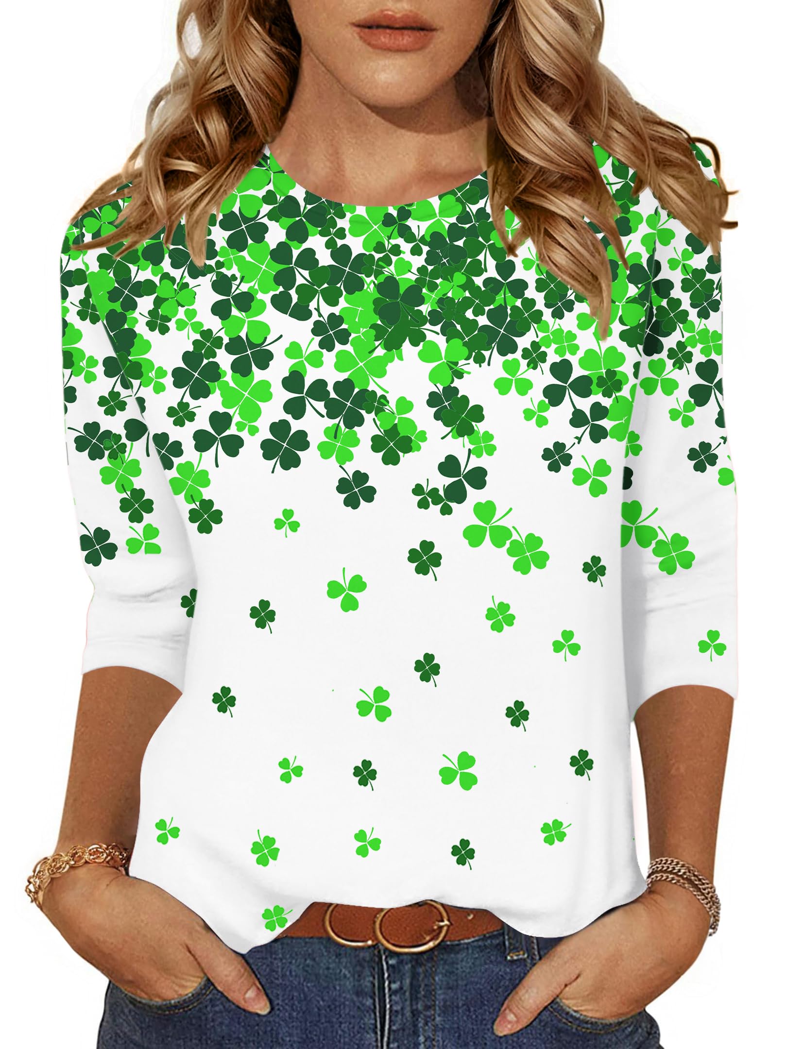 3/4 Sleeve Tunic Tee